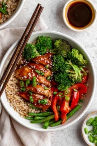 Teriyaki Chicken and Rice Bowls