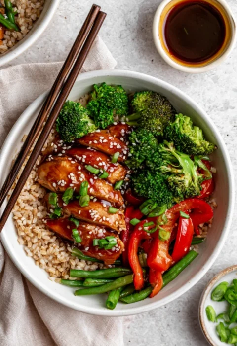 Teriyaki Chicken and Rice Bowls